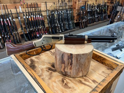 Henry Big Boy Mare’s Leg .357/.38 Special - Brass/Gloss Blued/American Walnut