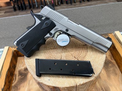 Tisas 1911 Duty 45 ACP Semi-Auto Pistol - Stainless Steel