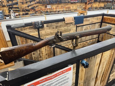 Brass Navel Flintlock Swivel Blunderbuss