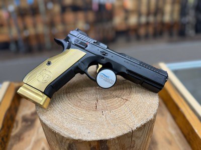 CZ Shadow 2 Gold Digger Pistol - 9mm, 19rd, 4.89