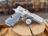 CZ Shadow II Silver Industrial Pistol - 9mm, 15 Rd, 4
