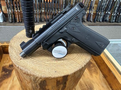Ruger Mark IV 22/45 Pygmy Shark Pistol - 22 LR, 3.1