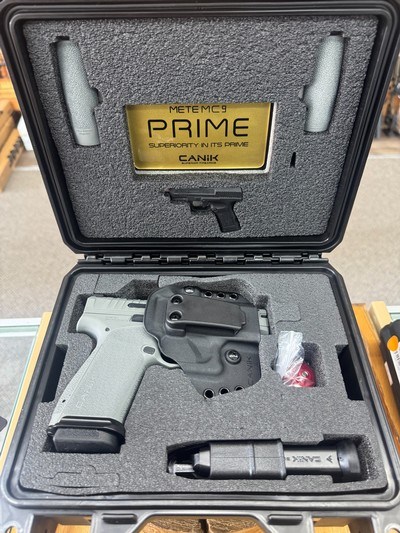 Canik Mete MC9 Prime Pistol - 9mm Luger, 17+1, 3.64