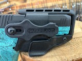 Taurus G3C Pistol - 9x19 - Cyan Splatter - w/Adj Safariland Belt Holster - Image 5 of 5