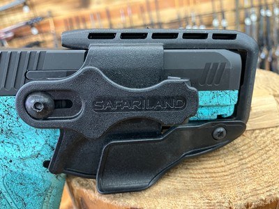Taurus G3C Pistol - 9x19 - Cyan Splatter - w/Adj Safariland Belt Holster - Image 5 of 5