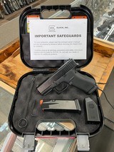 Glock G43X MOS Pistol - 9mm Luger - 15+1 - 3.41