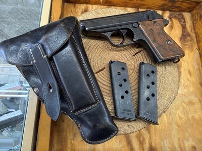 Walther PPK Pistol - 7.65mm, Mags, Holster, Case - Image 1 of 12