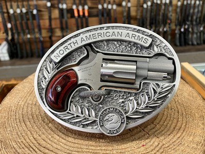 North American Arms Mini-Revolver - .22 LR - Belt Buckle - 5 Rnd - Rosewood - Image 2 of 3