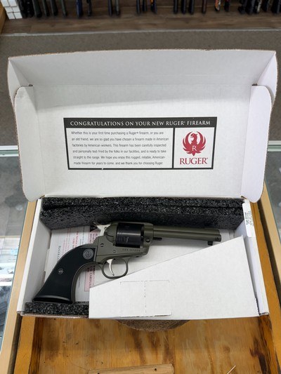 Ruger Wrangler Revolver - 22 LR, Olive Drab Green - Image 4 of 4