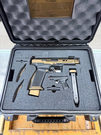Canik TTI Combat Pistol - 9x19, 18+1, 4.60