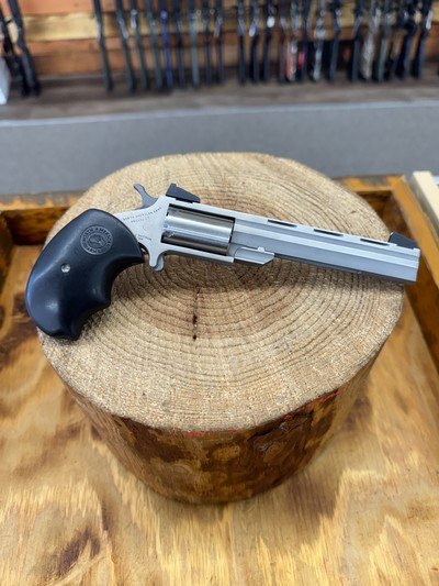 NAA Mini Master Revolver - .22 Magnum 5rd - Black/Stainless - Image 1 of 5