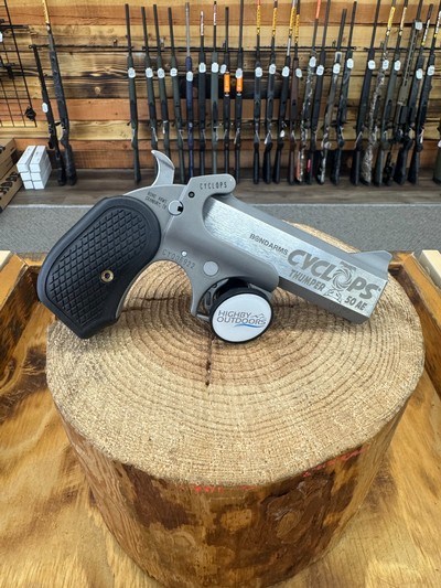 Bond Arms Cyclops Thumper Big Bore Pistol - 50 AE, 1rd, 4.25