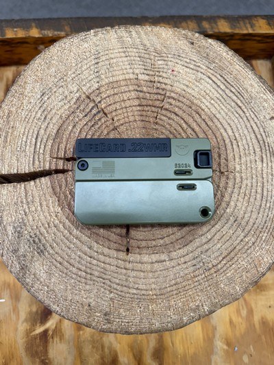 Trailblazer LifeCard .22 WMR Single Action Handgun - Bazooka Green - Image 1 of 3