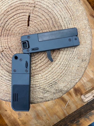 Trailblazer Firearms Lifecard Pistol - 22 WMR - Aluminum - Gray/Black - Image 3 of 4