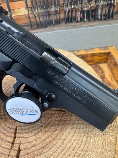 Beretta 8000 Cougar D Pistol - 9 mm, 15+1, 3.62