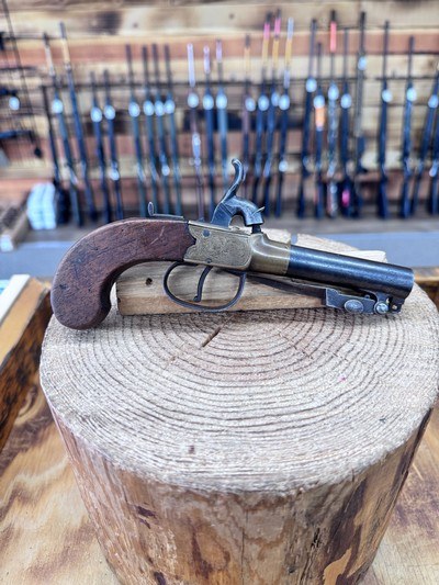 Parr London Antique Percussion Pistol and Bayonet - Image 1 of 6