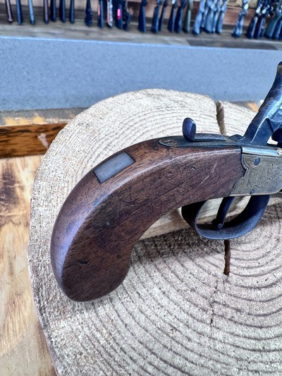 Parr London Antique Percussion Pistol and Bayonet - Image 2 of 6