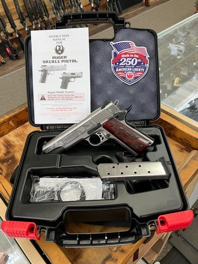 Ruger SR1911 250th Anniversary Pistol - 45 ACP - 8+1 - 5