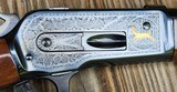 Absolutely Stunning Winchester Model 1886 Extra Light Rifle 45-70 Engraved & Gold Inlay - 6 of 20