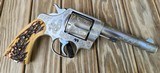 Absolutely Stunning Colt New Service 45 Colt Carl Bleile Engraved 1914 Production - 18 of 20