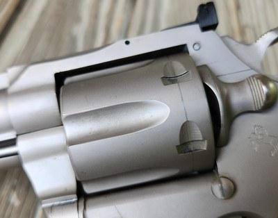 Rare!!! Colt Trooper MK III 22LR E-Nickel Coltguard - Image 3 of 19