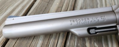 Rare!!! Colt Trooper MK III 22LR E-Nickel Coltguard - Image 2 of 19