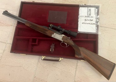 Browning - European Classic Double Rifle, 9.3x74R. 22” Barrels.