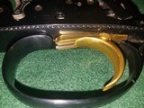 Giuliani Perazzi Double Release Trigger, internally selectable, adjustable length of pull, gold blade, scrolling - 4 of 7