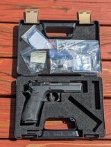 CZ 75 SP-01 Tactical 9mm pistol extra mags holster hard case - 10 of 11