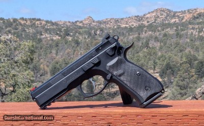 CZ 75 SP 01 Tactical 9mm pistol extra mags holster hard case