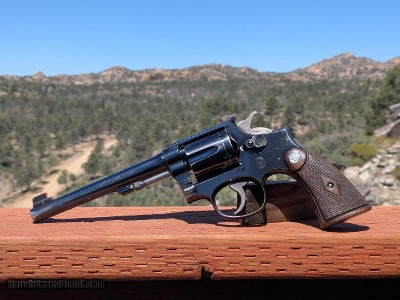 Smith & Wesson K-22 Outdoorsman First Model Pre-war King Gunsight front sight