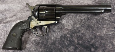 Colt Single Action Army 1873 Blued 1st Generation .38 WCF 5.5" (550) - Image 1 of 6
