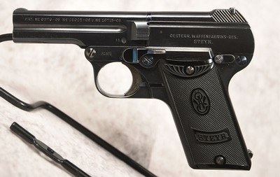 Steyr Pieper 1909 .32 ACP 3 3/4