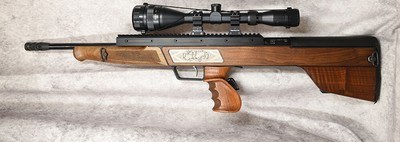 Sommer Ockenfuss 8x68 S Slide Action Bull Pup Hunting Rifle 26