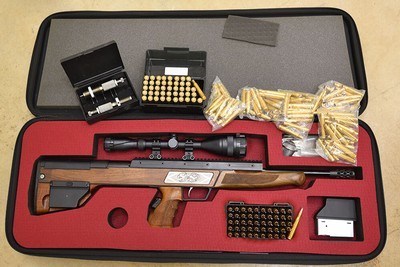 Sommer Ockenfuss 8x68 S Slide Action Bull Pup Hunting Rifle 26