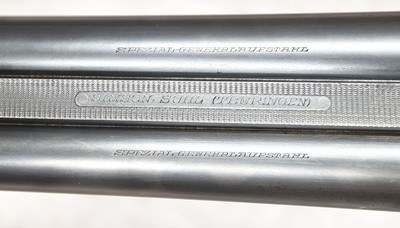 Simson Side Plate Game 12GA Side by Side Boxlock Ejector 27 1/2