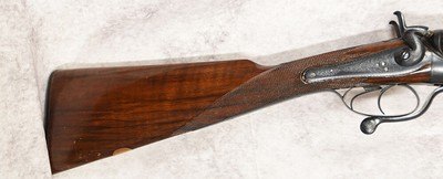 Holland and Holland Under-Lever Hammer Damascus 12GA 27 3/4