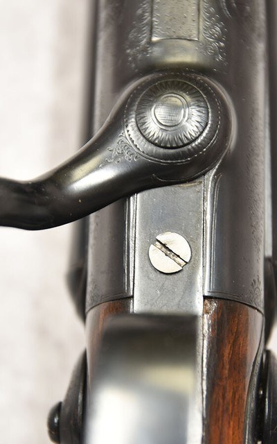 Holland and Holland Under-Lever Hammer Damascus 12GA 27 3/4