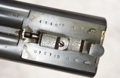 Holland and Holland Under-Lever Hammer Damascus 12GA 27 3/4