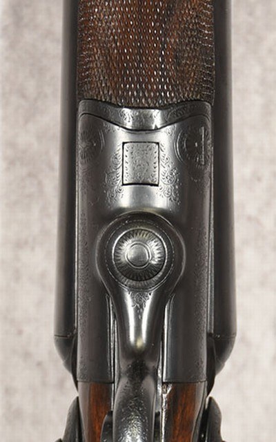 Holland and Holland Under-Lever Hammer Damascus 12GA 27 3/4