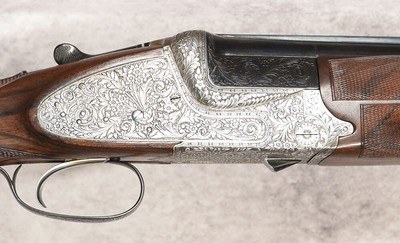 Renato Gamba Pigeon Grand Prix Sidelock Over Under Live Bird 12GA 28