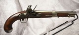 U.S. Simeon North Model 1819 Flintlock Pistol .54 Cal 10