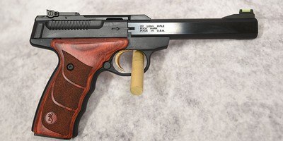 Browning Buckmark Plus Rosewood Target Pistol .22LR 5.5