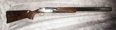 Perazzi MX8 SCO Gold Sideplate Pigeon Olympic Trap Campana Engraved 12GA 29 1/2