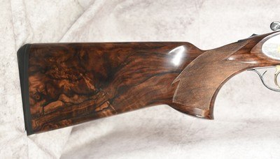 Perazzi MX8 SCO Gold Sideplate Pigeon Olympic Trap Campana Engraved 12GA 29 1/2