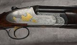 Perazzi MX8 SCO Gold Sideplate Pigeon Olympic Trap Campana Engraved 12GA 29 1/2