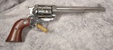 Ruger Vaquero Nickel Rosewood Grips .45LC 7.5