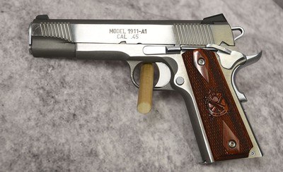 Springfield Armory 1911 A1 Loaded Stainless .45ACP 5