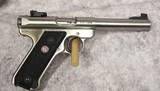 Ruger Mark III Stainless .22 LR Target 5