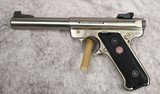 Ruger Mark III Stainless .22 LR Target 5